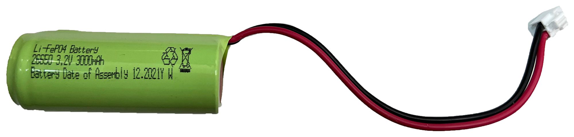 Accu DOTLUX EXIT ions de lithium 3.2V 1500Wh câble et fiche