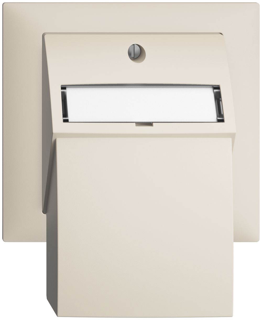 Kit de montage INC EDIZIOdue, avec capot de sortie droite, pour 2×RJ45, crema