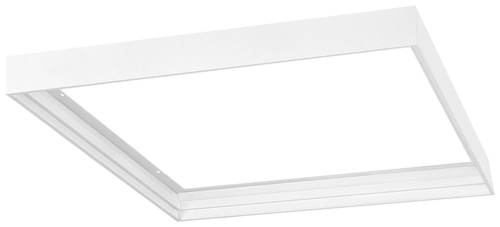 Anbaurahmen SLV PANEL 625 Stahl 625×625×63mm weiss