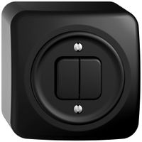 AP-Druckschalter/-taster STANDARDdue SNAPFIX® Schliesser-Öffner+Wechsel 3/1L sz