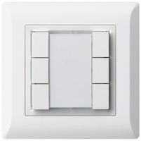 UP-Universaltaster 6×kallysto.line ohne LED weiss