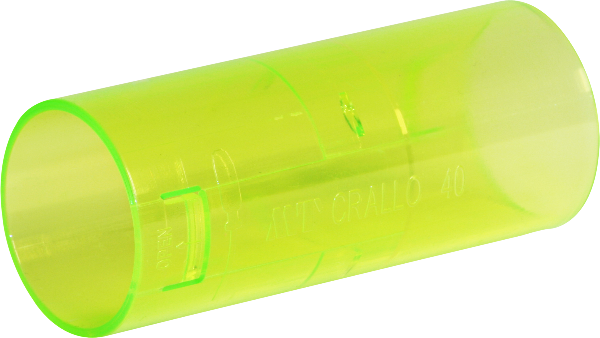 Manchon de jonction MT Crallo M40 jaune transparent