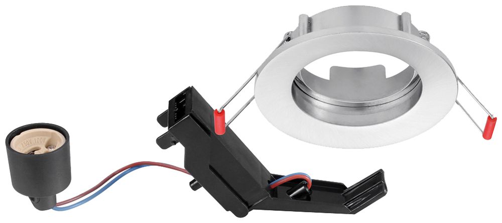 EB-Spot Sylvania Inset Trend 62 1×GU10 IP20/23 Ø83mm nickel Indoor