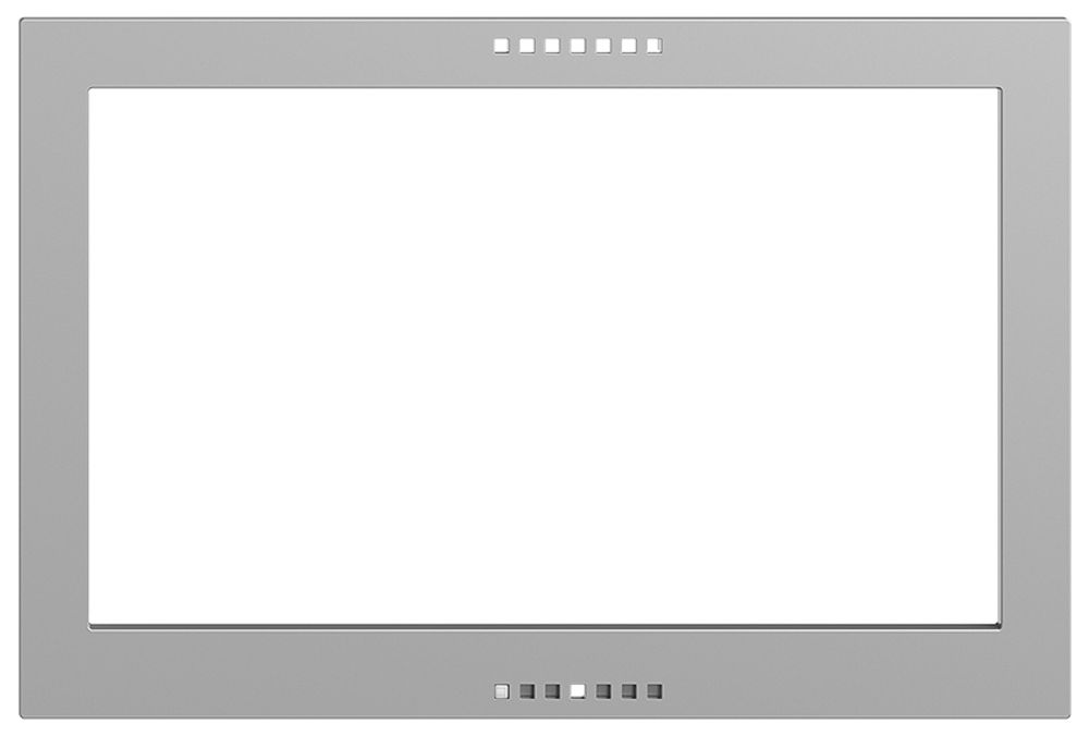 Piatta frontale EDIZIOdue per KNX-Panel 7" silver