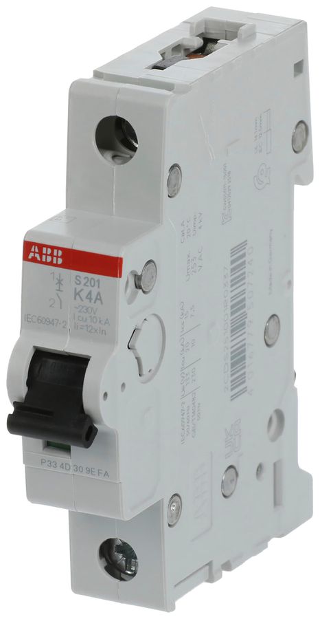 Leitungsschutzschalter ABB S201-K4 4A 6kA