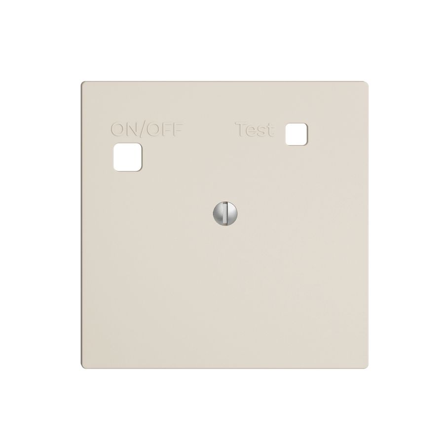 Frontset EDIZIOdue zu FI-Steckdose F, blind, crema