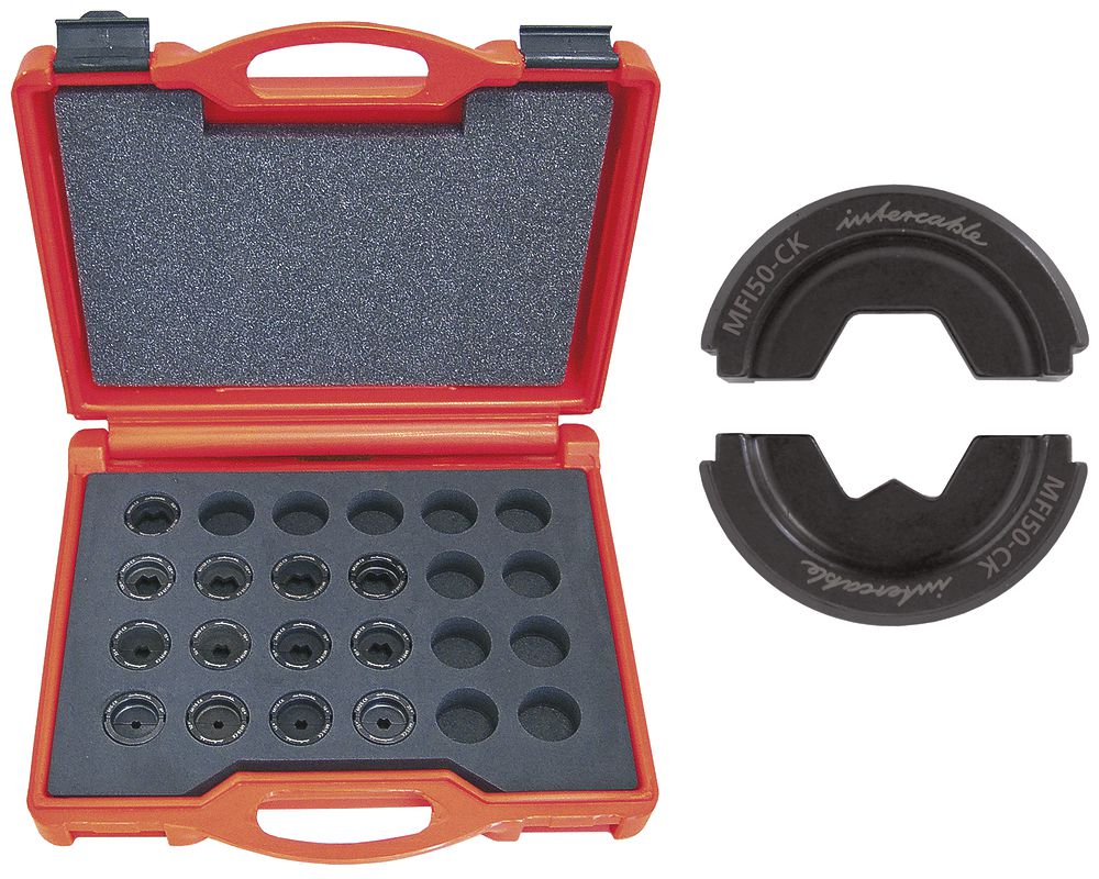 Jeu de matrices de sertissage Intercable MFISET-CK forme en W 10…300mm² p.AP60-2