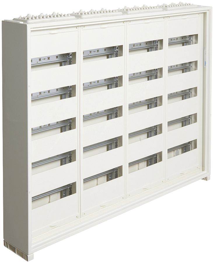 Distributeur AP Hager univers 5 rangées 240UM IP30 1050×800×160mm