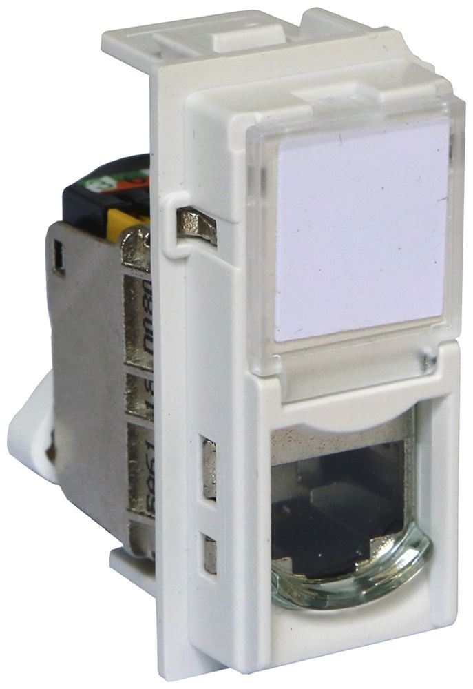 Datendose Living Now Kategorie 6A UTP 1 Modul sand