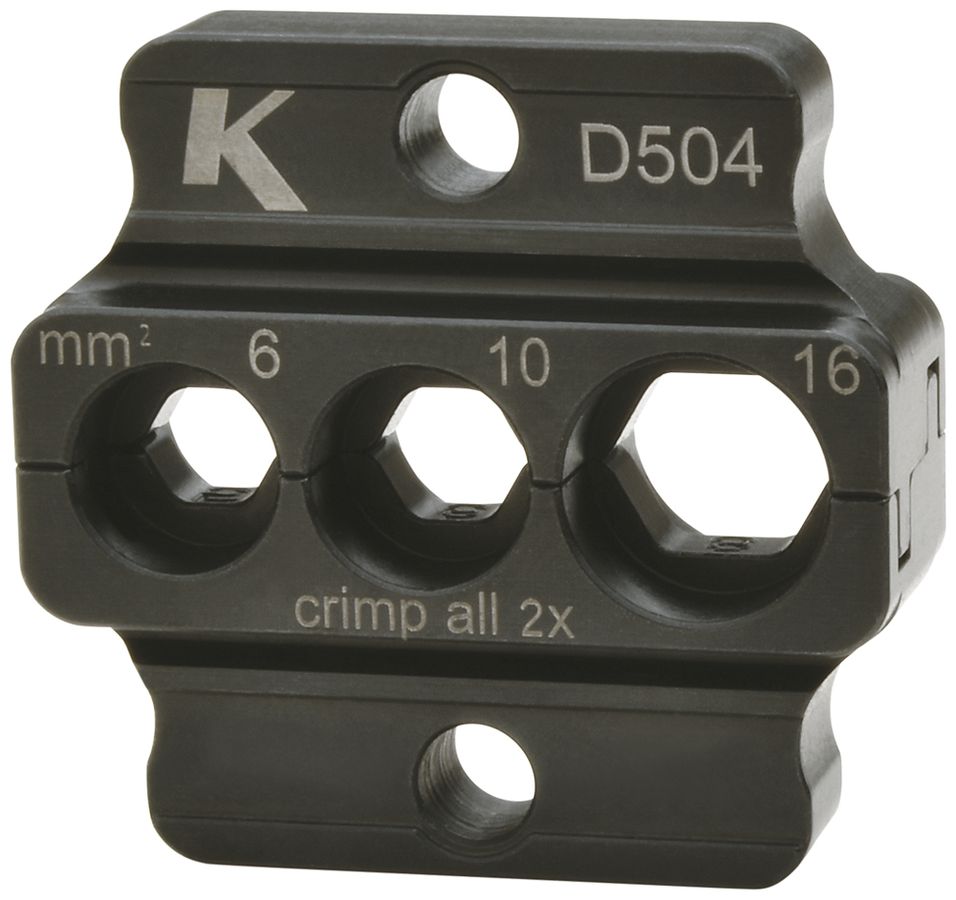 Matrice di serraggio Klauke D504 6…16mm² per EK50ML