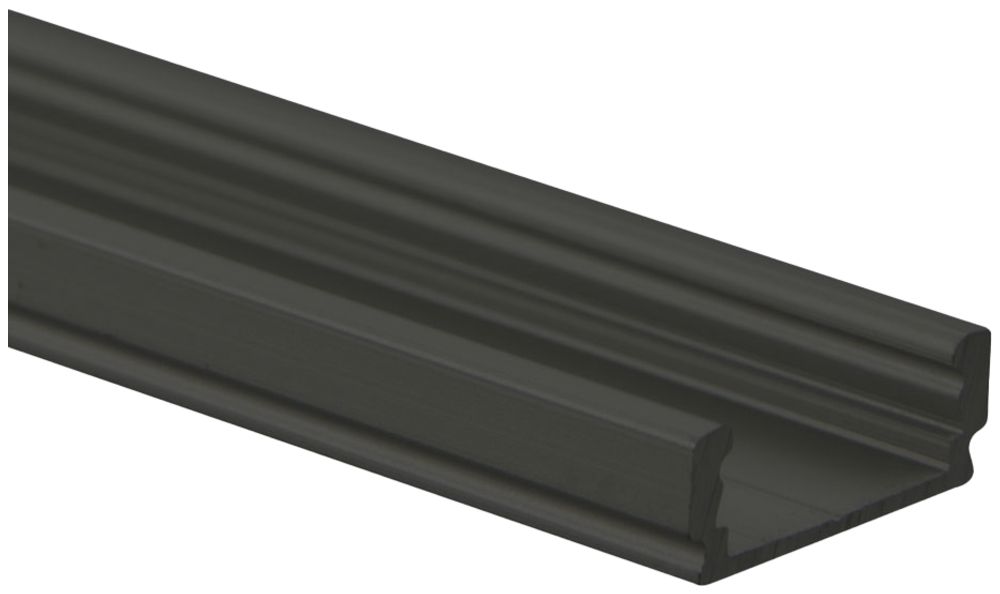 Profilé apparent DOTLUX type 1 aluminium noir 2m