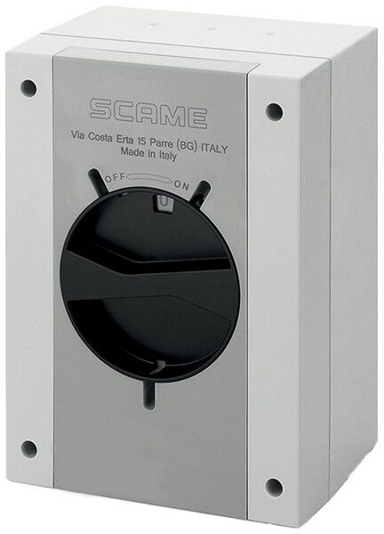 Sectionneur de charge AP Scame 590.GE2015 4P 32A 690V IP66 noir