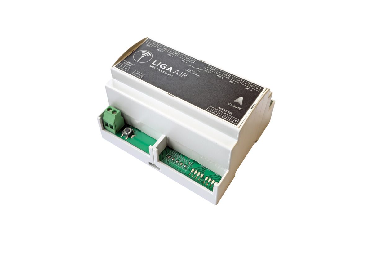 Relais de commutation Casambi 8.REL.240 240 V 10 A, 8 contacts DIN