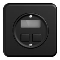 UP-Abdeckset STANDARDdue für RTH mit 2×Taster, Ø58mm, ohne Besch., schwarz