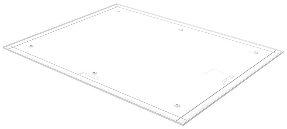 Abdeckplatte zu Multibox XXL 450×350mm weiss