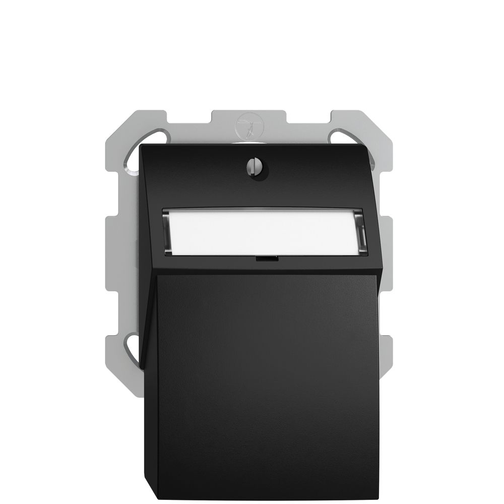 Kit de montage ENC Edue FM, avec capot de sortie droite, pour 2×Keystone, noir