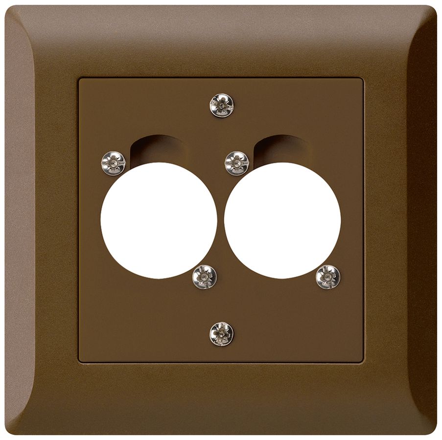 UP-Montageset für 2 XLR kallysto.line braun