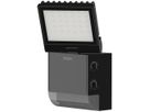 Proiettore LED theLeda S 8.5W 900lm 4000K con rilevatore movimento nero IP55