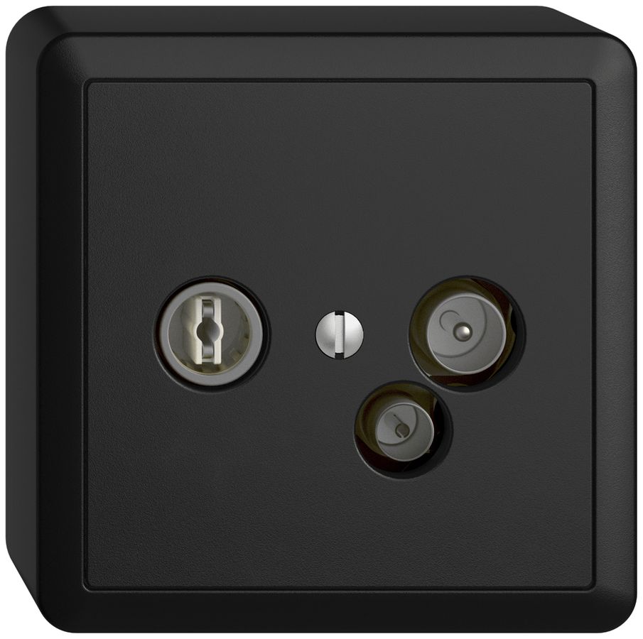 AP-Datendose TV-R DD04 5…65MHz EDIZIOdue schwarz