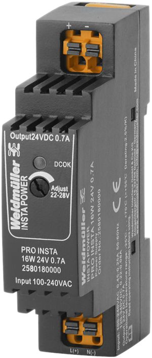Alimentation à découpage Weidmüller Connect Power PRO INSTA 16W 24V 0.7A