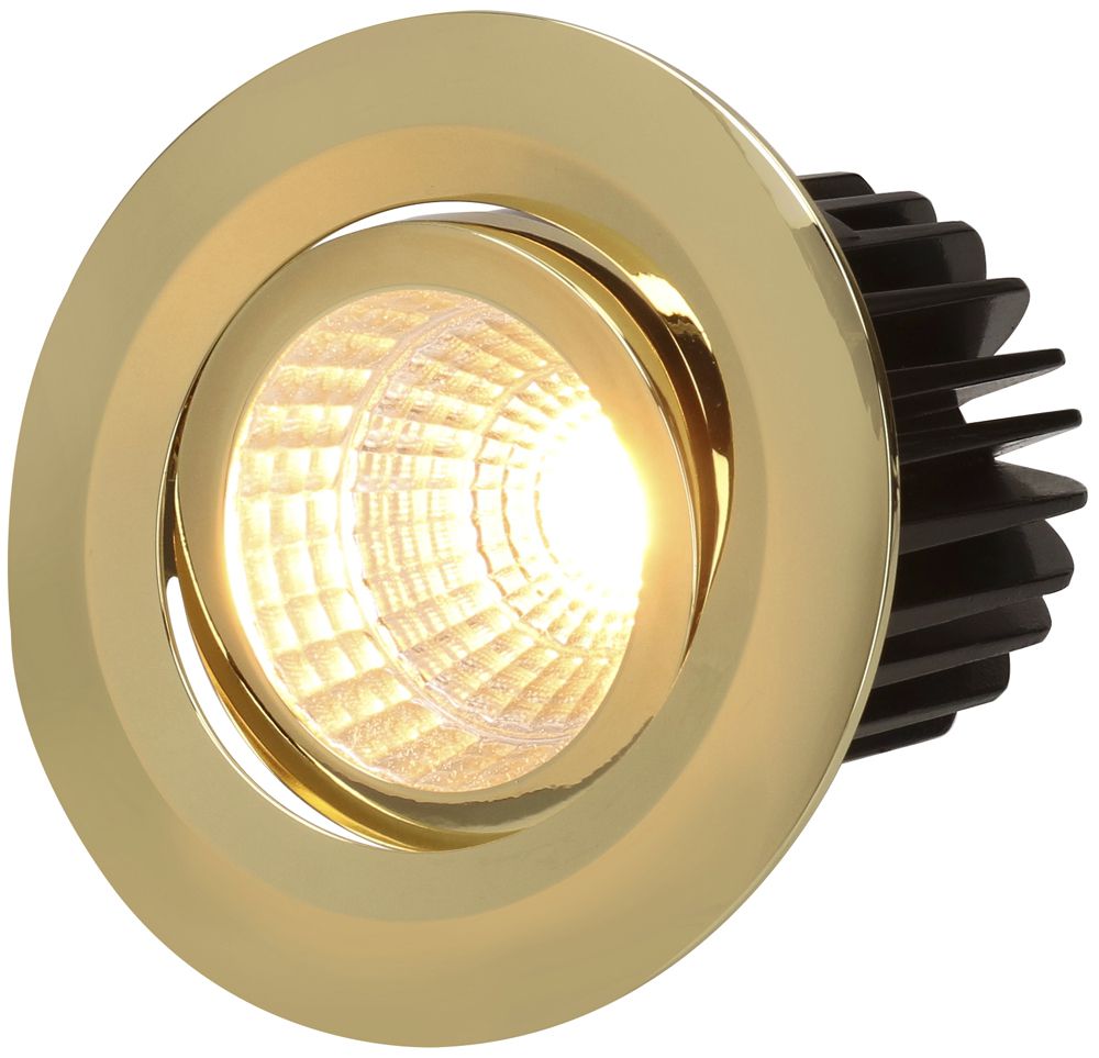 Spot LED INS maxLUCE MOVE 10.5W 230V DIM 830lm 927 foro Ø68mm 38° IP44 oro