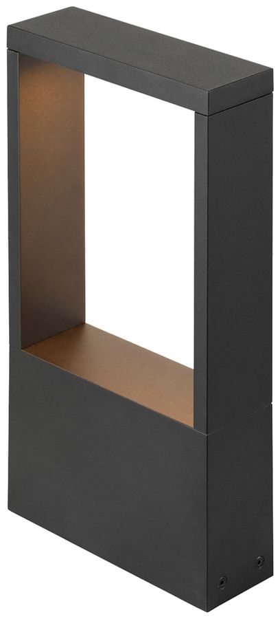 LED-Wegeleuchte SLV FLATT 10W 650lm 2700K IP65 360×180×60mm schwarz