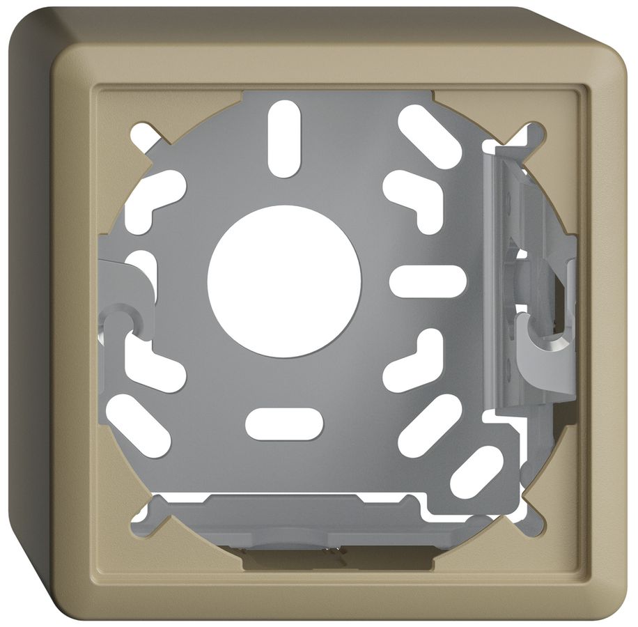 Kappe mit Grundplatte 54mm EDIZIOdue sand