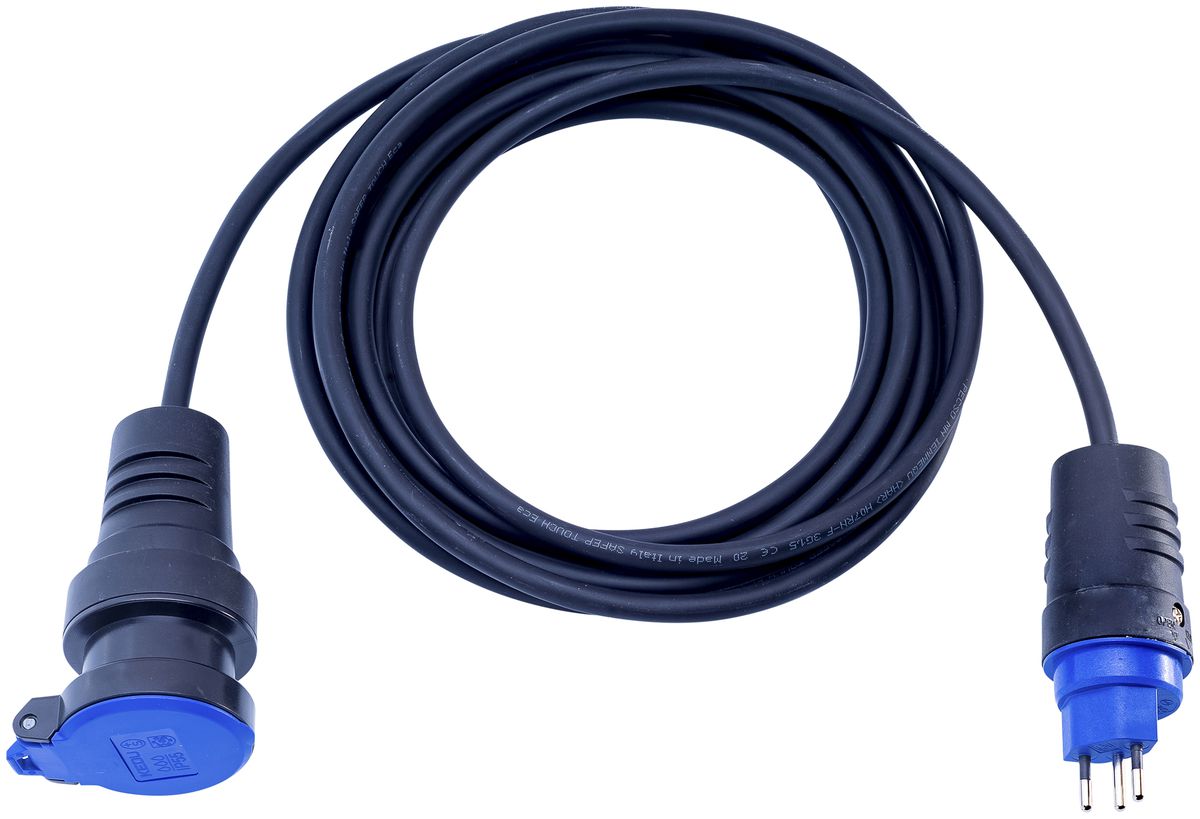 Prolunga ELBRO T13/T13 H07RN-F3G1.5mm² GDV 20m IP55 nero