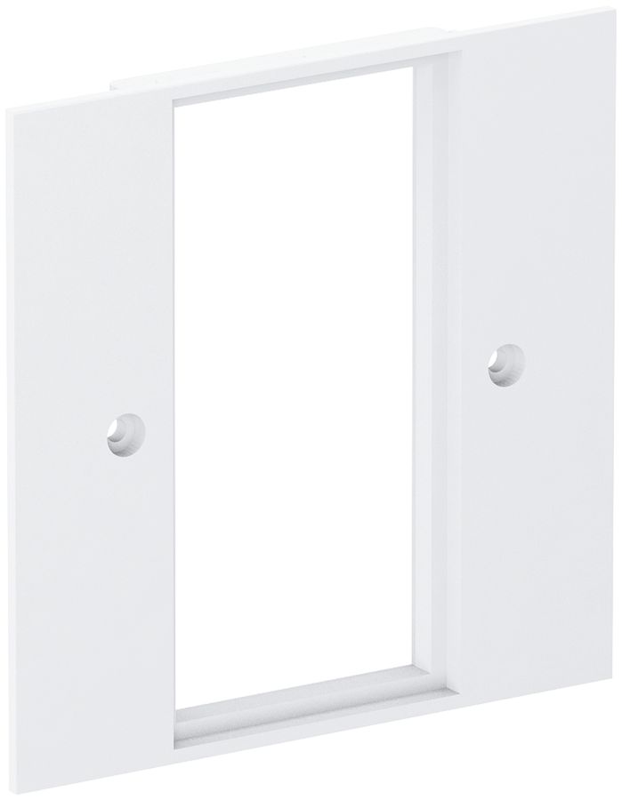Placca di copertura Bettermann 2×modulo 45, 95×95mm, PA, bianco puro