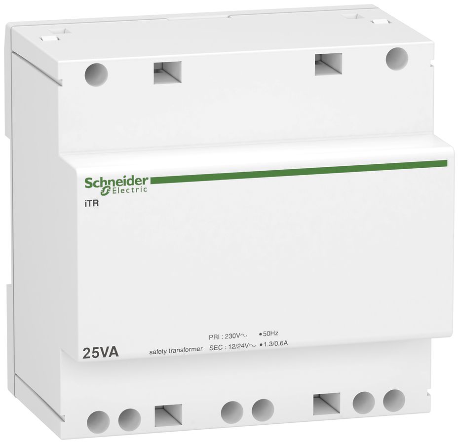 Trasformatore di sicurezza Schneider Electric 230V/12…24V 25VA