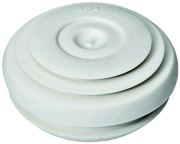 Passe-câble 20mm blanc IP55 avec membrane à gradins