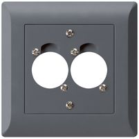 UP-Montageset für 2 XLR anthrazit kallysto.line