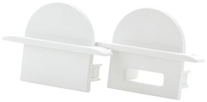 Endkappe SG StripLine 24×21×12mm Kunststoff weiss 2 Stk