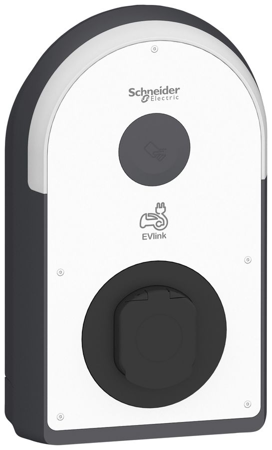 Station de charge EVlink Pro AC triphasé 1 point charge 22kW Master
