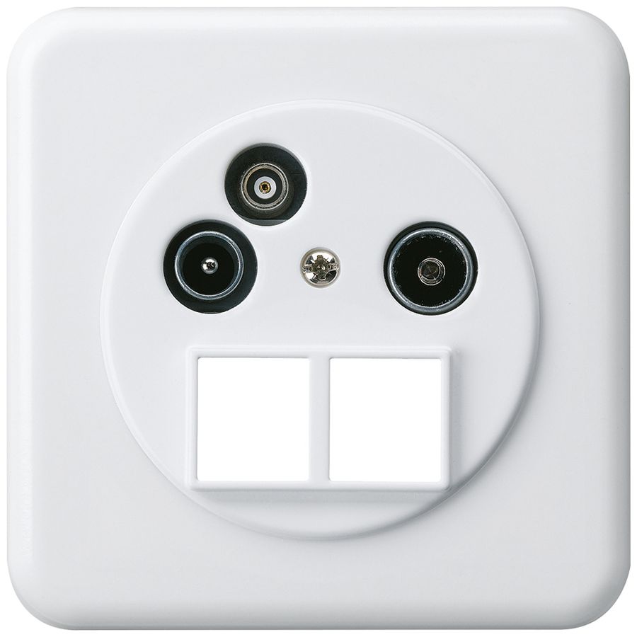 UP-Antennendose TV-R-Daten basico HMS C 2GHz 4dB weiss