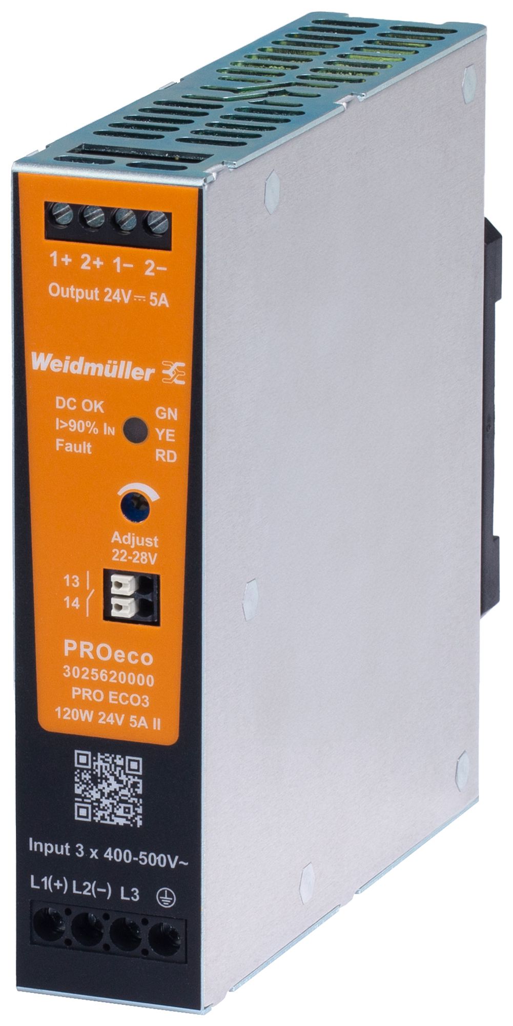 Schaltnetzgerät Weidmüller Connect Power PRO ECO3 120W 24V 5A