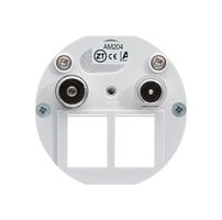 Intérieur pour prise multimédia Hager R/TV montage E 4dB 2GHz