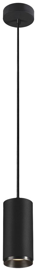LED-Pendelleuchte SLV NUMINOS M PHASE 20W 1970lm 3000K 36° Ø85×185mm schwarz