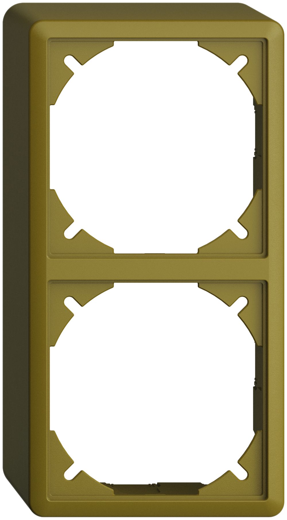 Capot EDIZIOdue 54mm I-I olive pour combinaison vertical/horizontal