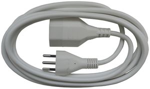 Verlängerung T12/T13 4m Td 3×1mm² weiss