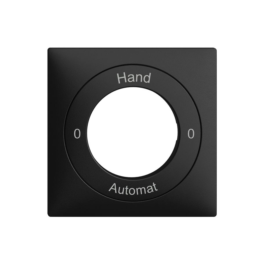 Kit frontale 0-Hand-0-Automat EDIZIOdue nero 60×60mm