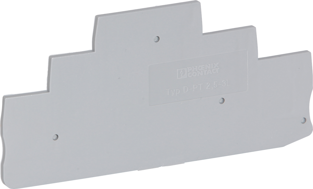 Deckel Phoenix Contact L=102.2mm, B=2.2mm H=50.2mm, grau