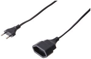 Verlängerung MH T11 3m 2×1mm² Tdf schwarz