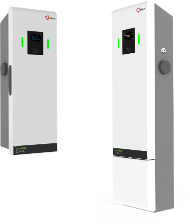 Ladestation Public Charger AC 22 kVA, 3P, 2x Dose T2