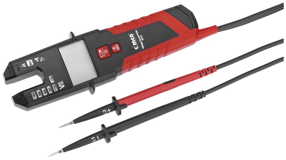 Spannungsprüfer CIMCO TrueRMS 0.1…200A 1…1500V IP64