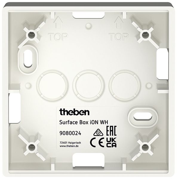 Telaio AP Theben Surface box iON per iON bianco