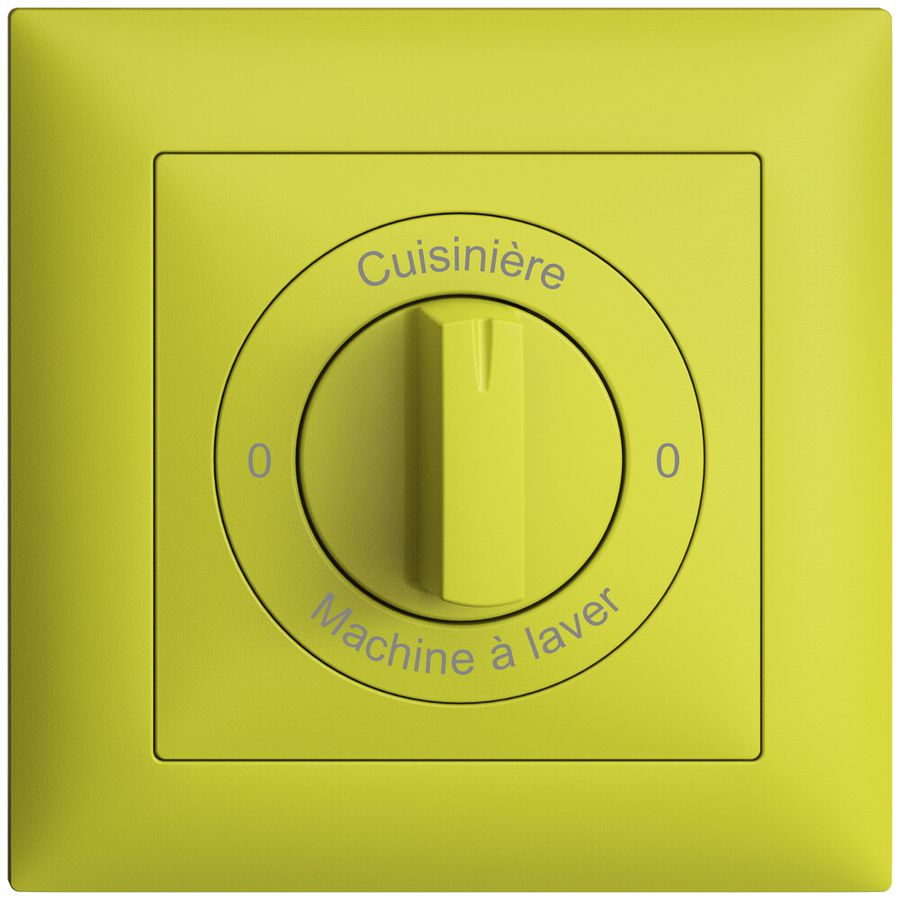 Frontset 0-Cuisinière-0-Machin à laver EDIZIOdue 88×88mm lemon