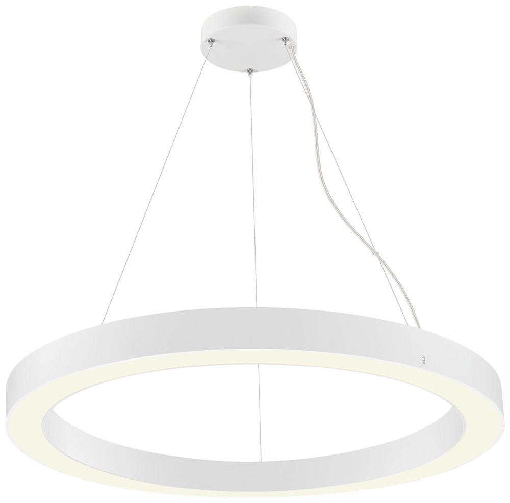 LED-Pendelleuchte SLV MEDO RING 90 42W 5000lm 930/940 DALI Ø900mm weiss