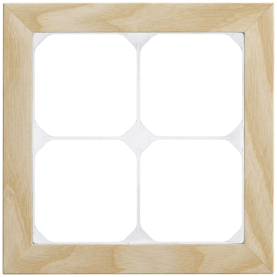 Abdeckrahmen KAL.art 2×2 154×154mm Esche