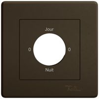 UP-Montageset EDIZIO.liv SNAPFIX® f.Drehschalter m.Schloss 0-Jour-0-Nuit br